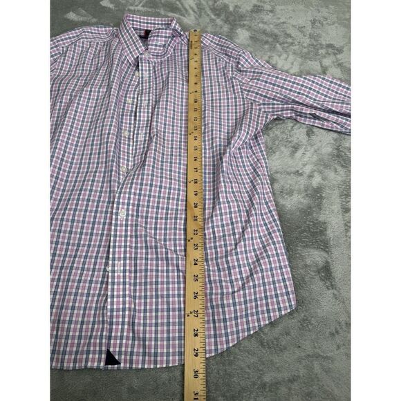 UNTUCKit Wrinkle Free Long Sleeve Button Down Shirt Men's Size XL Pink - Picture 7 of 8